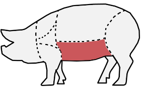 Salumificio Lenzi - Taglio maiale-pancetta